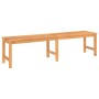 Banco de jardín de madera maciza de teca 180 cm de vidaXL, Bancos de jardín - Ref: Foro24-316633, Precio: 196,47 €, Descuento: %