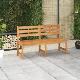 Banco de jardín de madera maciza de teca 150 cm de vidaXL, Bancos de jardín - Ref: Foro24-316635, Precio: 200,69 €, Descuento: %