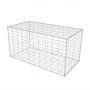 Gabionenwandkorb aus verzinktem Stahl 100x50x50 cm von vidaXL, Zaunpaneele - Ref: Foro24-142549, Preis: 41,71 €, Rabatt: %