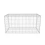 Gabionenwandkorb aus verzinktem Stahl 100x50x50 cm von vidaXL, Zaunpaneele - Ref: Foro24-142549, Preis: 41,71 €, Rabatt: %