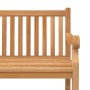 Banco de jardín de madera maciza de teca 150 cm de vidaXL, Bancos de jardín - Ref: Foro24-316639, Precio: 310,23 €, Descuento: %