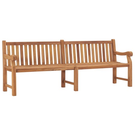 Banco de jardín de madera maciza de teca 228 cm de vidaXL, Bancos de jardín - Ref: Foro24-316640, Precio: 526,06 €, Descuento: %