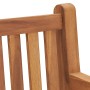 Banco de jardín de madera maciza de teca 228 cm de vidaXL, Bancos de jardín - Ref: Foro24-316640, Precio: 526,06 €, Descuento: %