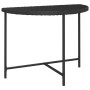 Mesa de jardín de ratán sintético negra 100x50x75 cm de vidaXL, Mesas de jardín - Ref: Foro24-316652, Precio: 67,29 €, Descue...