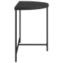 Mesa de jardín de ratán sintético negra 100x50x75 cm de vidaXL, Mesas de jardín - Ref: Foro24-316652, Precio: 67,29 €, Descue...