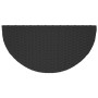 Mesa de jardín de ratán sintético negra 100x50x75 cm de vidaXL, Mesas de jardín - Ref: Foro24-316652, Precio: 67,29 €, Descue...