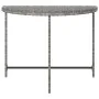 Mesa de jardín de ratán sintético gris 100x50x75 cm de vidaXL, Mesas de jardín - Ref: Foro24-316653, Precio: 54,20 €, Descuen...