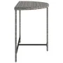 Mesa de jardín de ratán sintético gris 100x50x75 cm de vidaXL, Mesas de jardín - Ref: Foro24-316653, Precio: 54,20 €, Descuen...
