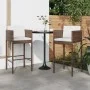 Taburetes de cocina con cojines 2 uds ratán sintético marrón von vidaXL, Gartenstühle - Ref: Foro24-316656, Preis: 119,45 €, ...