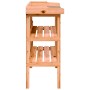 Mesa para plantas con estantes madera abeto marrón 78x38x82,5cm en Soportes para macetas | Comprar online en Foru.es