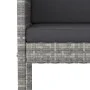 Küchenhocker mit Kissen 2 Einheiten synthetisches Rattangrau von vidaXL, Gartenstühle - Ref: Foro24-316658, Preis: 119,26 €, ...