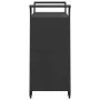 Carrito de bar con cajón ratán sintético negro 100x45x97 cm de vidaXL, Carros de cocina y comedor - Ref: Foro24-316663, Preci...