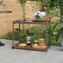 Carrito de bar ratán sintético marrón 100x45x83 cm de vidaXL, Carros de cocina y comedor - Ref: Foro24-316665, Precio: 96,26 ...