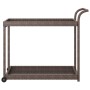 Carrito de bar ratán sintético marrón 100x45x83 cm de vidaXL, Carros de cocina y comedor - Ref: Foro24-316665, Precio: 96,26 ...