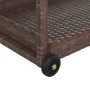 Carrito de bar ratán sintético marrón 100x45x83 cm de vidaXL, Carros de cocina y comedor - Ref: Foro24-316665, Precio: 96,26 ...