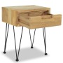 Mesitas de noche 2 unidades teca maciza 40x30x50 cm de vidaXL, Mesitas de noche - Ref: Foro24-3057527, Precio: 152,86 €, Desc...