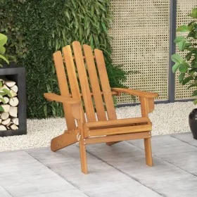 Silla de jardín Adirondack de madera maciza de acacia de vidaXL, Sillas de jardín - Ref: Foro24-316830, Precio: 128,38 €, Des...
