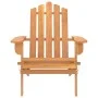 Silla de jardín Adirondack de madera maciza de acacia de vidaXL, Sillas de jardín - Ref: Foro24-316830, Precio: 128,38 €, Des...