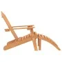 Silla de jardín Adirondack con reposapiés madera acacia maciza de vidaXL, Sillas de jardín - Ref: Foro24-316831, Precio: 125,...
