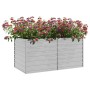 Arriate de acero galvanizado plateado 160x80x77 cm de vidaXL, Maceteros y jardineras - Ref: Foro24-316880, Precio: 67,07 €, D...