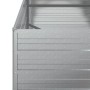 Arriate de acero galvanizado plateado 160x80x77 cm de vidaXL, Maceteros y jardineras - Ref: Foro24-316880, Precio: 67,07 €, D...