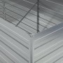 Arriate de acero galvanizado plateado 160x80x77 cm de vidaXL, Maceteros y jardineras - Ref: Foro24-316880, Precio: 67,07 €, D...