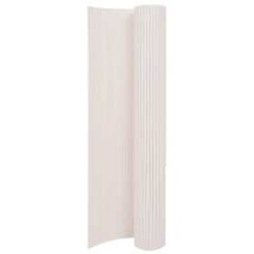Valla de jardín de doble cara blanca 90x400 cm de vidaXL, Paneles de vallas - Ref: Foro24-317146, Precio: 46,38 €, Descuento: %