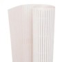 Valla de jardín de doble cara blanca 90x400 cm de vidaXL, Paneles de vallas - Ref: Foro24-317146, Precio: 46,38 €, Descuento: %