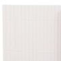 Valla de jardín de doble cara blanca 90x400 cm de vidaXL, Paneles de vallas - Ref: Foro24-317146, Precio: 46,38 €, Descuento: %