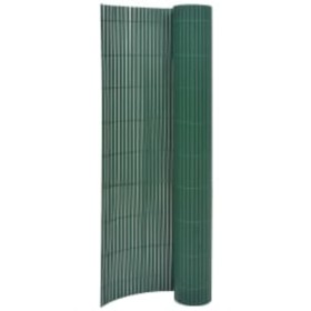 Valla de jardín de doble cara verde 90x400 cm de vidaXL, Paneles de vallas - Ref: Foro24-317147, Precio: 33,30 €, Descuento: %
