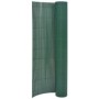 Valla de jardín de doble cara verde 90x400 cm de vidaXL, Paneles de vallas - Ref: Foro24-317147, Precio: 33,30 €, Descuento: %