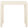 Mesa de jardín de plástico blanca 79x65x72 cm en Mesas de jardín | Comprar online en Foru.es
