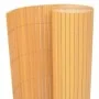 Valla de jardín de doble cara amarilla 110x300 cm de vidaXL, Paneles de vallas - Ref: Foro24-317153, Precio: 43,41 €, Descuen...