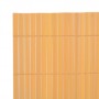 Valla de jardín de doble cara amarilla 110x300 cm de vidaXL, Paneles de vallas - Ref: Foro24-317153, Precio: 40,69 €, Descuen...