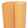 Double-sided yellow garden fence 110x400 cm by vidaXL, fence panels - Ref: Foro24-317158, Price: 51,58 €, Discount: %