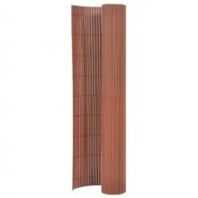Brauner doppelseitiger Gartenzaun 110x400 cm von vidaXL, Zaunpaneele - Ref: Foro24-317159, Preis: 62,80 €, Rabatt: %