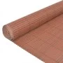 Valla de jardín doble cara marrón 110x400 cm de vidaXL, Paneles de vallas - Ref: Foro24-317159, Precio: 62,80 €, Descuento: %