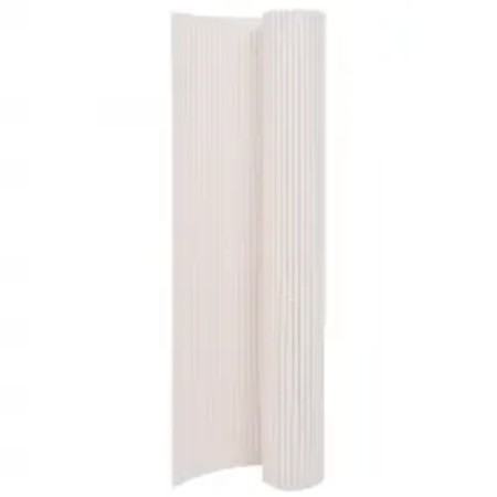 Valla de jardín de doble cara blanca 110x500 cm de vidaXL, Paneles de vallas - Ref: Foro24-317161, Precio: 58,99 €, Descuento: %