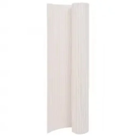 Weißer doppelseitiger Gartenzaun 110x500 cm von vidaXL, Zaunpaneele - Ref: Foro24-317161, Preis: 63,04 €, Rabatt: %