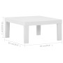 Set de muebles de jardín 2 piezas con cojines plástico blanco en Conjuntos de jardín | Comprar online en Foru.es