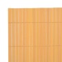 Valla de jardín de doble cara amarilla 110x500 cm de vidaXL, Paneles de vallas - Ref: Foro24-317163, Precio: 64,06 €, Descuen...