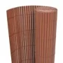 Valla de jardín de doble cara marrón 110x500 cm de vidaXL, Paneles de vallas - Ref: Foro24-317164, Precio: 71,61 €, Descuento: %