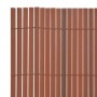 Valla de jardín de doble cara marrón 110x500 cm de vidaXL, Paneles de vallas - Ref: Foro24-317164, Precio: 79,16 €, Descuento: %