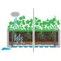 Arriate con sistema de riego automático gris 100x43x33 cm de vidaXL, Maceteros y jardineras - Ref: Foro24-317576, Precio: 120...
