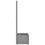 Arriate con enrejado y sistema de riego automático gris de vidaXL, Maceteros y jardineras - Ref: Foro24-317577, Precio: 102,1...