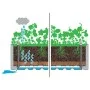 Flowerbed with trellis and gray automatic irrigation system by vidaXL, Pots and planters - Ref: Foro24-317577, Price: 102,10 ...