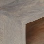 Mueble para TV madera maciza de mango rugosa gris 130x35x51 cm de vidaXL, Muebles TV - Ref: Foro24-321805, Precio: 184,82 €, ...