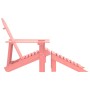 Silla jardín Adirondack con otomana madera maciza de abeto rosa en Sillas de jardín | Comprar online en Foru.es