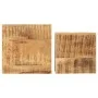 Soportes para plantas 2 unidades madera maciza de mango de vidaXL, Soportes para macetas - Ref: Foro24-320804, Precio: 155,07...