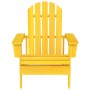 Silla de jardín Adirondack madera maciza de abeto amarilla en Sillas de jardín | Comprar online en Foru.es